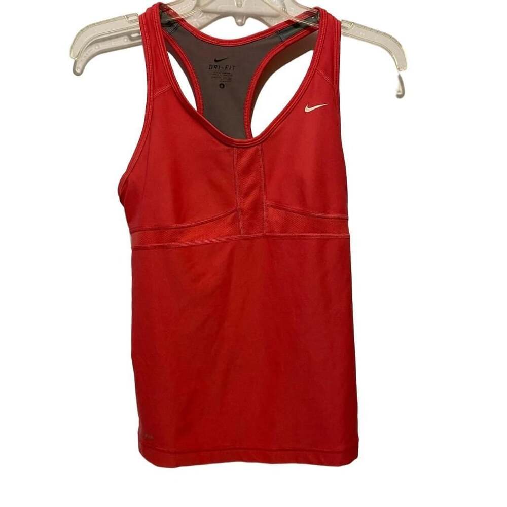 Nike Dri-Fit Tank Top Size S Pink Racerback Workout Athletic Shirt